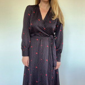 JUST Female Silky Wrap Dress